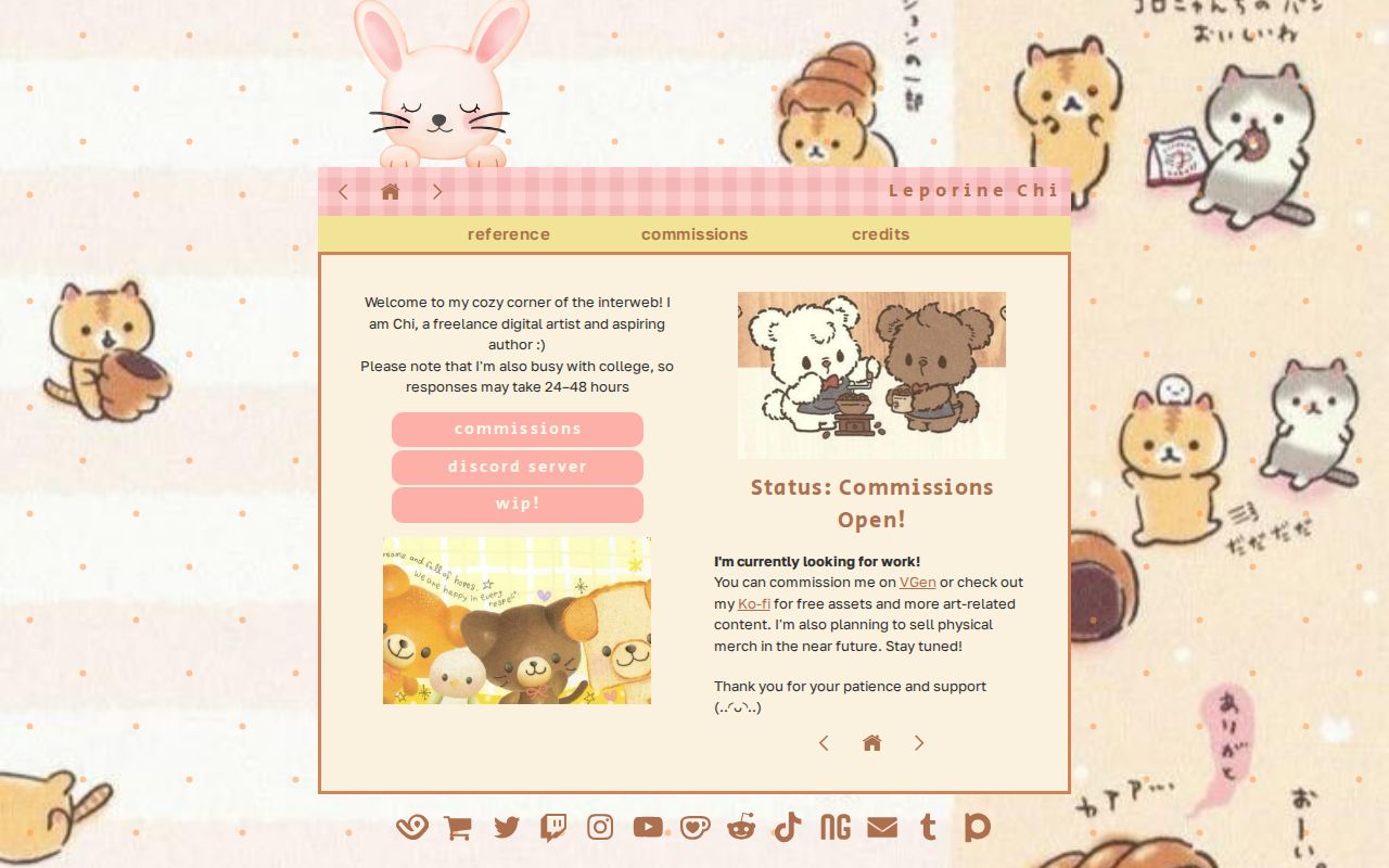 Chi's Info, Commissions & More